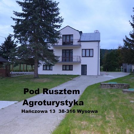 Pod Rusztem Agroturystyka Wysowa-Zdrój Esterno foto